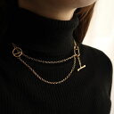 【Fashion the SALE 30%OFF】ネックレス ラリエット 2way ステンレスネックレス ロングネックレス カジュアル エレガント レディース ジュエリー アクセサリー デイリー 韓国アクセサリー プレゼント ギフト ママコーデ