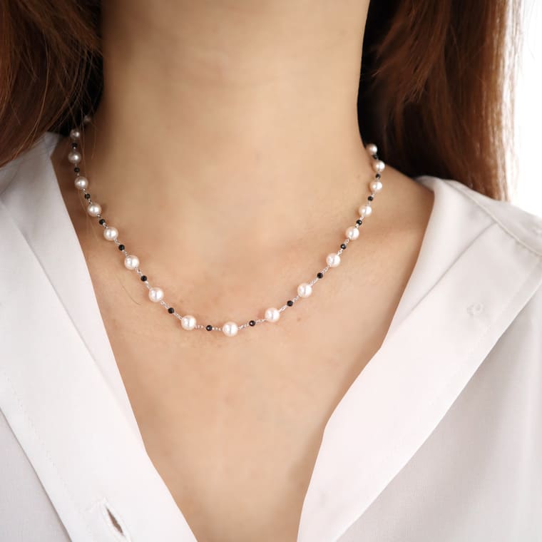 【SALE】ネックレス silver925 パール ショートネックレス パールネックレス ショートネックレス シルバー925 レディース アクセサリー 大人かわいい デイリー きれいめ プレゼント ギフト