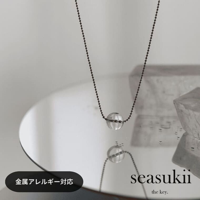 【楽天スーパーSALE 10%OFF】ネックレス アクリルボールネックレス ステンレス製 つけっぱなし シンプルデザイン ボールチェーン 華奢 チェーンネックレス 金属アレルギー対応 レディース ジュエリー アクセサリー 韓国アクセサリー プレゼント ギフト