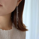 ピアス ロングピアス 両耳用 キャッチデザインボリューム 縦長 真鍮 華やか オフィス オフィスカジュアル レディース 大人かわいい デイリー 上品 きれいめ プレゼント