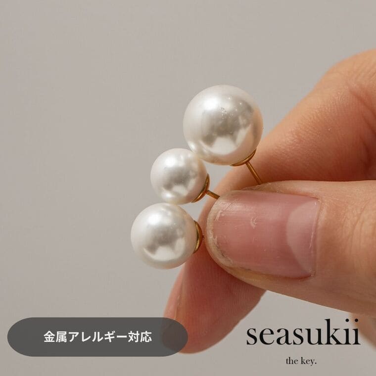 乐天商城 - ひと粒のパールピアス ステンレスピアス パールピアス 金属アレルギー対応 つけっぱなし シンプルデザイン セレモニー 華やか 金属アレルギー対応 8mm 10mm 12mm 入学式 卒業式 韓国アクセサリー