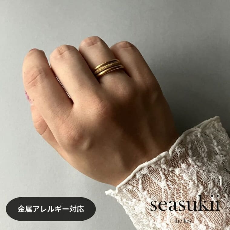 【楽天スーパーSALE 10％OFF】リング 指輪 11号 3本セット リングセット ステンレス 金属アレルギー対応 マットリング レイヤード シンプルデザイン 重ね付け ステンレスリング デイリー 大人かわいい 韓国アクセサリー プレゼント ギフト 20代 30代 40代 50代 ママコーデ
