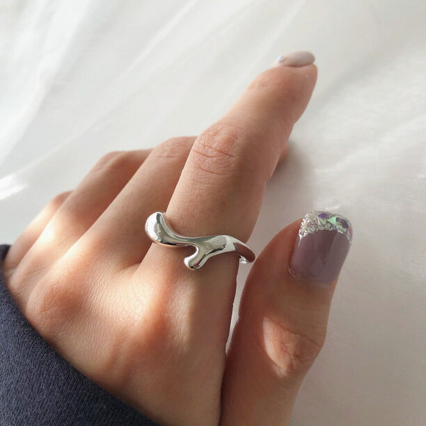 【12/4 20:00~全品50%OFFクーポンあり】リング 指輪 13号 ドロップ型 デザインリング 大ぶり ラップ 個性的リング ボリュームリング おしゃれ...