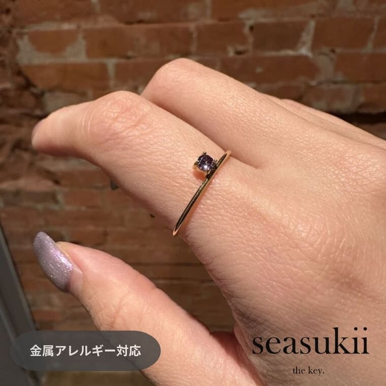 【12/4 20:00~全品50％OFFクーポンあり】リング 指輪 ジルコニアリング ステンレスリング 華奢リング 11号 14号 16号 金属アレルギー対応 デート ワンポイントリング シンプルデザイン 人差し指 韓国アクセサリー プレゼント ギフト