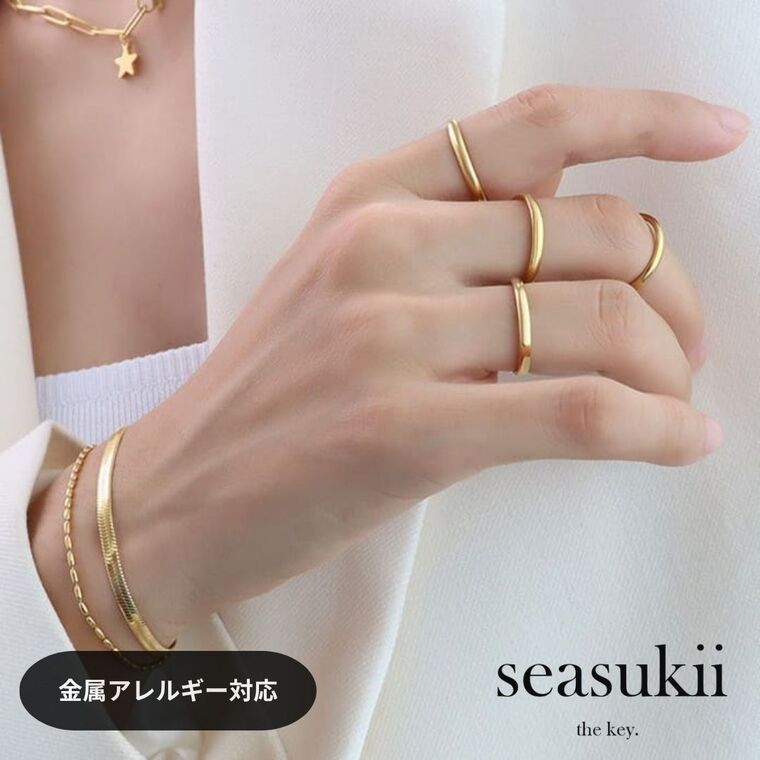 【12/4 20:00~全品50％OFFクーポンあり】リング 指輪 ステンレスリング 11号 14号 16号 18号 シンプルリング ラインリング ステンレス 金属アレルギー対応 韓国アクセサリー プレゼント ギフト