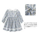 子供服 ワンピース 花柄 リボン 女の子 長袖 ドレス ベビー服 人気 おしゃれ ミニドレス 赤ちゃん服 おしゃれ ガールズ イベント かわいい プリンセス パーティー 春夏秋