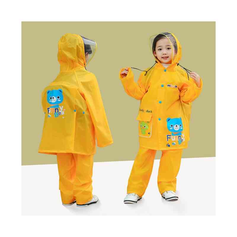 アウトドア レインコート 子供用 上下セット ランドセル対応 アウトドア プロダクツ キッズ セット アップ 撥水 台風 梅雨 レインポンチョ カッパ 雨具 自転車 通学用 中学生 高校生