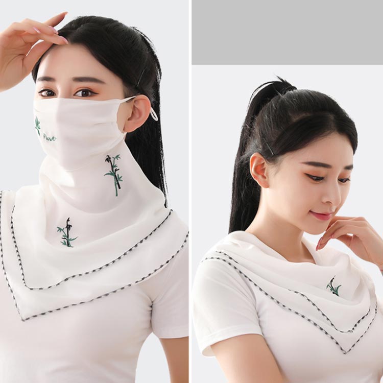 マスク フェイスマスク フェイスカバー ネックガード 洗える 薄手 夏用 UVカット 対策 バンダナ 紫外線対策 日焼け防止 通気性送料無料