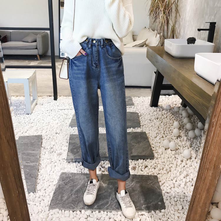 レディース デニムパンツ ジーンズ デニム ジーパン パンツ ズボン ハイウエスト ススキニージーンズ テーパードジーンズ ゆるパンツ ウォッシュ加工 ボトムス