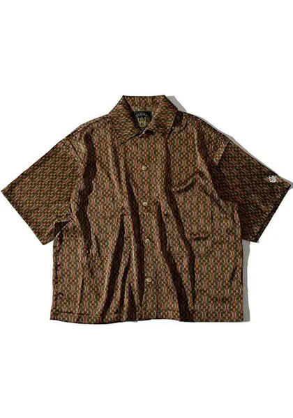 ALDIES アールディーズ | Round Dot Shirts ラウンドドットシャツ [ブラウン]のサムネイル