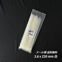 結束バンド 幅 3.6mm 長さ 100mm 150mm 200mm 250mm 300mm 白 ケーブルタイ タイラップ まとめる 送料無料 電気工事用 ナイロン 配線 束ねる 縛る インシュロック 配線整理 園芸用品 園芸農業資材(skd020203)