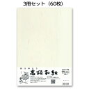 3冊セット|越前和紙ろまん 雲竜紙 クリームME-602 OA和紙 A4 20枚 プリンター用紙