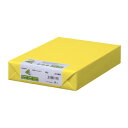 大入500枚|長門屋 カラーペーパー ナ-2355B4 厚口 黄色上質紙 レーザー・インクジェット対応