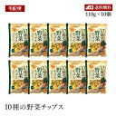 【エントリー&楽天カードP7倍|5/15限定】【宅配便】味源 10種の野菜チップス110g 10個セット 粉末 パウダー ジンジャー 黒糖 生姜 送料無料 あじ...