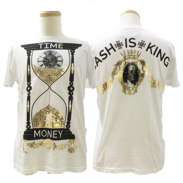 新作【THE SAINTS SINPHONY/セインツシンフォニー】TIME IS MONEY・Tシャツ（半袖・CREWネック・ホワイト・WHT）メンズ【送料無料】セインツシンフォニー2017年秋冬新作入荷！【インポート】【セレカジ】【正規品】