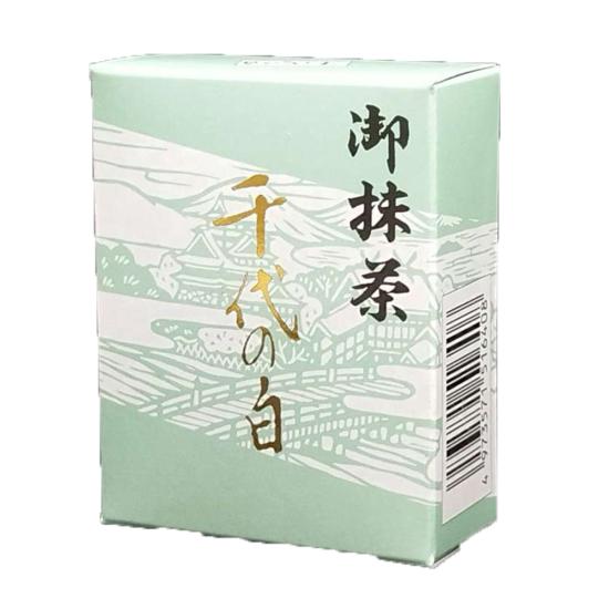 ≪ポイント5倍≫ 千茶荘 抹茶 千代の白30g(粉末 碾茶 茶臼 濃茶 薄茶 茶筅 風味 香気 日本茶 国産抹茶ポイントアップ)