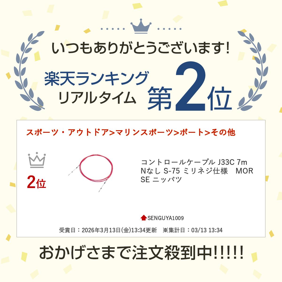 ����ȥ����륱���֥� J33C 7m N�ʤ� S-75 �ߥ�ͥ����͡�MORSE �˥åѥ�