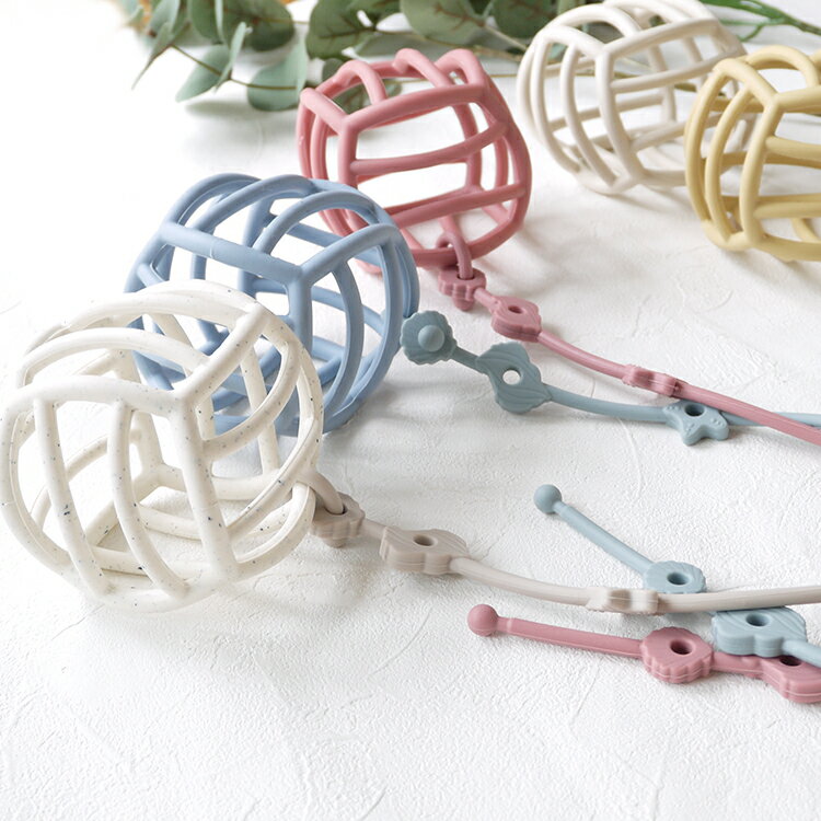 シリコンボールとストラップセット ストラップ単品 ベビーボール くすみカラー 赤ちゃん ベビー 玩具 おもちゃ にぎにぎ オーボール マカロンボール ファーストトイ コンパクト ギフトセット 贈り物 プレゼント 送料無料 プレゼント直送 ラッピング 3