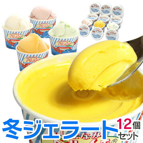しまなみドルチェ冬ジェラート12個セットアイスクリーム/ジェラート/お取り寄せ/バレンタイン/ギフト/内祝い/誕生日/プレゼント/のし/チョコレート
