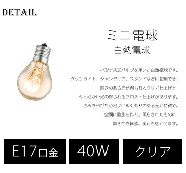 【レビューでクーポンプレゼント】ART WORK STUDIO BU-1056 E17/40W ミニ電球クリア 照明 白熱球 オリジナル シャンデリア ライト ランプ インテリア雑貨 照明器具 おしゃれ プレゼント ギフト お祝 贈り物 新築 改築