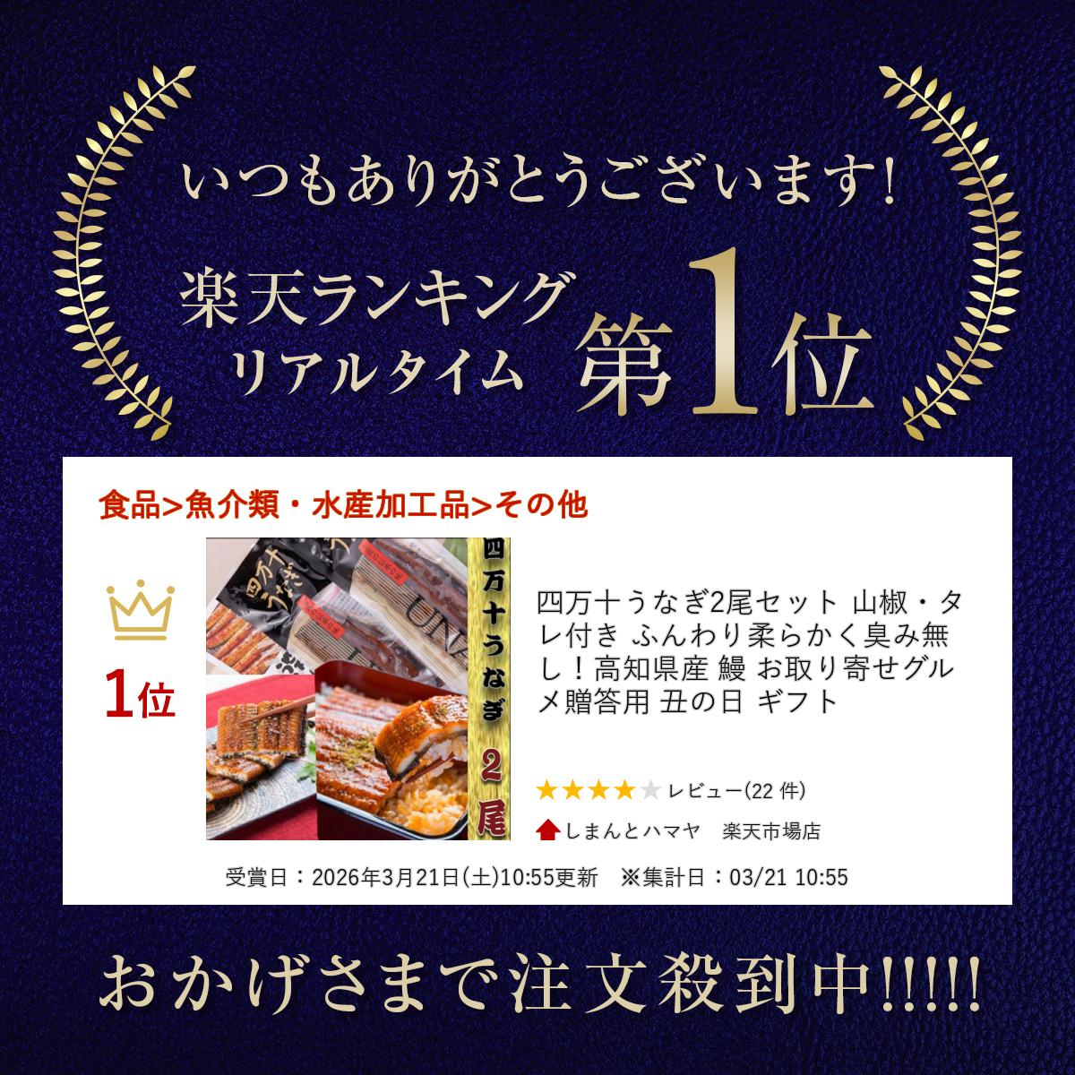 四万十うなぎ2尾セット 山椒・タレ付き ふんわり柔らかく臭み無し！高知県産 鰻 お取り寄せグルメ 贈答用 丑の日 ギフト
