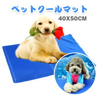 【 ペット用！即納 】マット ペットクールペット ひんやり犬 猫 夏ペット用品 涼感 冷感マット 動物クール シート 冷えマット クールジェルマット 柔らかい 噛む予防 冷却ジェルシート 水洗い可 熱中症暑さ対策 サイズ40＊50cm