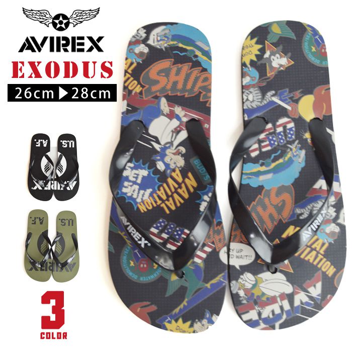 AVIREX サンダル メンズ 