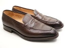 【 中古 】128 / 0628 使用数回 エドワードグリーン ローファー ダークブラウン グレインレザー 5.5E #100