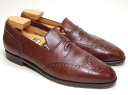 【 中古 】287 / 0620 美品 ジャコメッティ ローファー ブラウン カーフ 42.5 #FG499(4)