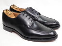 【 中古 】476 / 0228 使用数回 チャーチ Uチップ ブラック カーフ 8G(4)