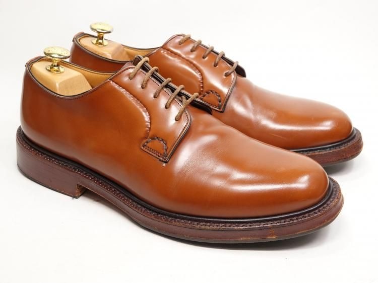 【 中古 】907 / 0527 極上 チャーチ シャノン ブラウン ポリッシュドバインダーカーフ 7F #103