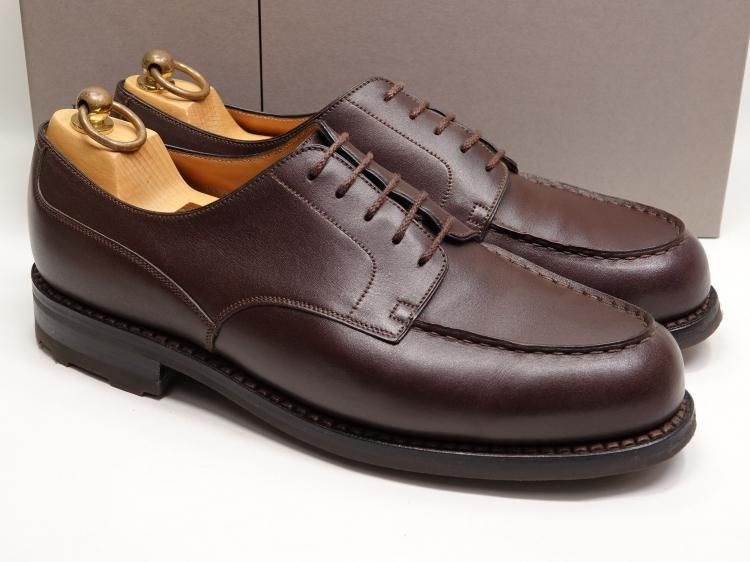 【 中古 】943 / 0504 使用数回 JMウエストン ゴルフ ダークブラウン カーフ（ Vendee） 8C #641のサムネイル