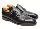 【 中古 】953 / 0509 極上 ジョンロブ ウィリアム2 ブラック カーフ 9E #9795