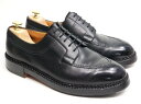 【 中古 】967 / 0513 レア!! 極上 JMウエストン ハントダービー ブラック カーフ 8.5E #677