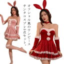 サンタ コスプレ ワンピース 5点セット クリスマス サンタコス コスチューム 衣装 兎耳 ウサギ カチューシャ クリスマス コスプレ サンタコス 大人 レディース 可愛い サンタクロース クリスマスコスチューム パーティー ミニスカサンタ 余興 パーティー セクシー きれいめ