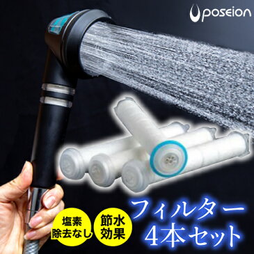 poseionフィルター4本(塩素除去なし)