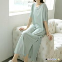 Tシャツワンピース ロングワンピ 涼しい(4)