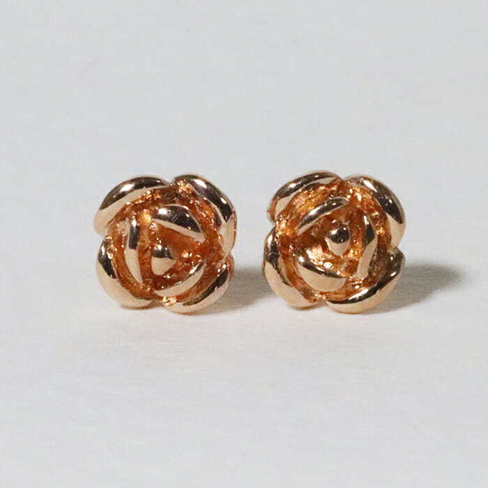 K18PG　薔薇ピアス　ローズ　rose　上品　おしゃれ　バレンタイン　ファッション　アクセサリー　ジュエリー　レディース　オシャレ　プレゼント・送料無料・品質保証書　18金　ピンクゴールド shop-way-10003326 ジュエリーショップ ウェイ サンプル画像2