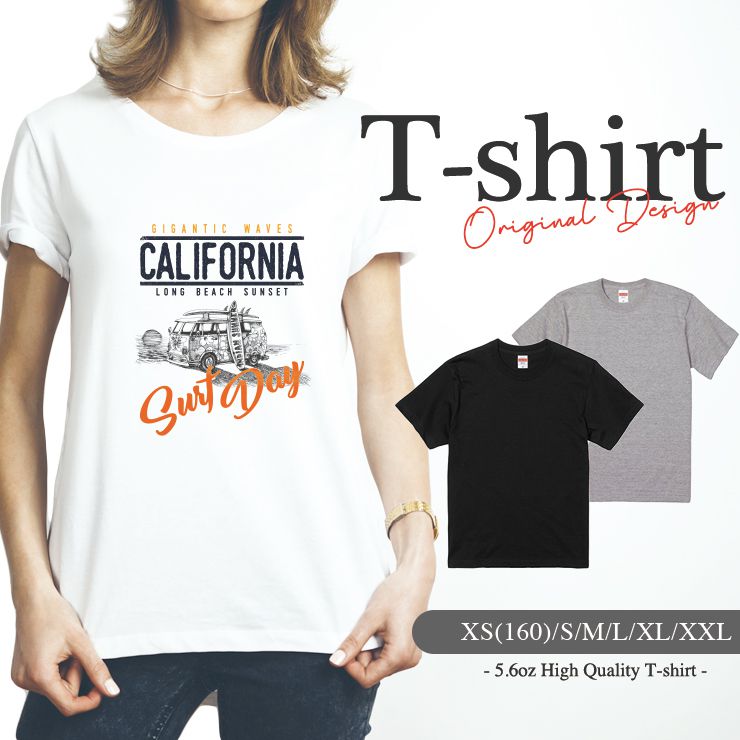 楽天市場】カリフォルニア ロゴ tシャツ（レディース