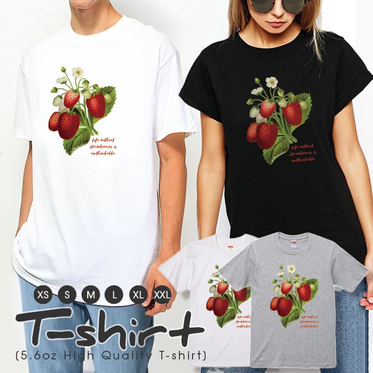 楽天市場】いちご(柄ロゴ)(Tシャツ・カットソー|トップス 楽天市場】いちご(柄ロゴ)(Tシャツ・カットソー|トップス