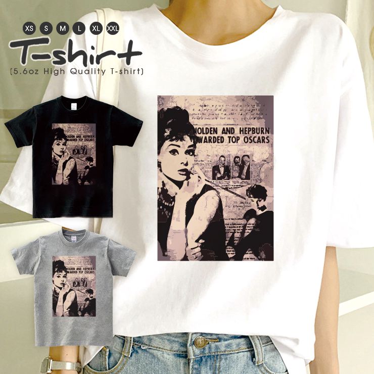 楽天市場】オードリーヘップバーン tシャツの通販 楽天市場】オードリーヘップバーン tシャツの通販