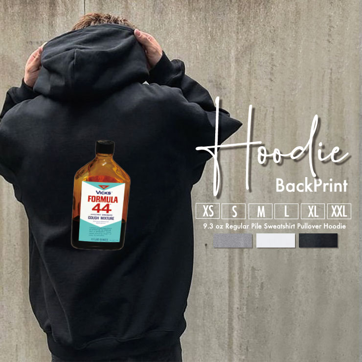 パーカー プルオーバー メンズ レディース バックプリント 秋冬 『薬 クスリ ドラッグ street ストリート 』 スタンダード 10.0oz