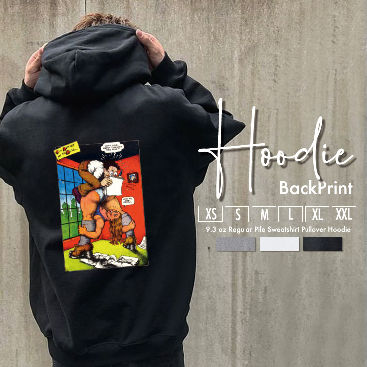 10%OFF★パーカー プルオーバー メンズ レディース バックプリント 秋冬 『アメリカ comic コミック か..