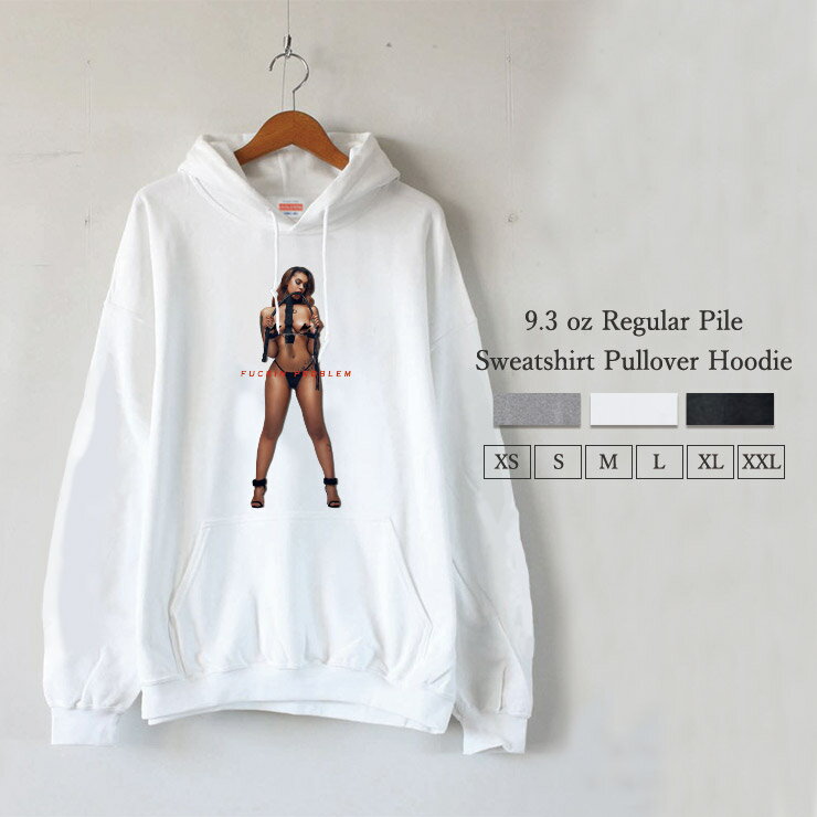 パーカー メンズ レディース スウェット プルオーバー ペア カップル 長袖 フード付き 『honey trap ハニートラップ sexy ハンバーガー junk food オシャレ かっこいい』 スタンダード 10.0oz(4)