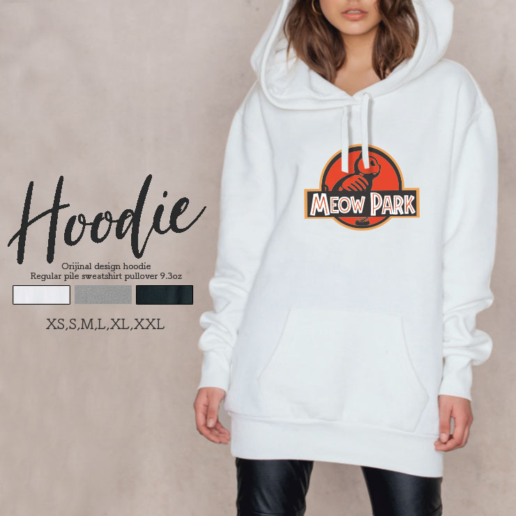 10%OFFp[J[ fB[X Y XEFbg p[J[ vI[o[ hoodie  t[ht yA Jbv S M L XL XXL  l킢 킢  f pfB[ L lR 낢 MEOW PARK