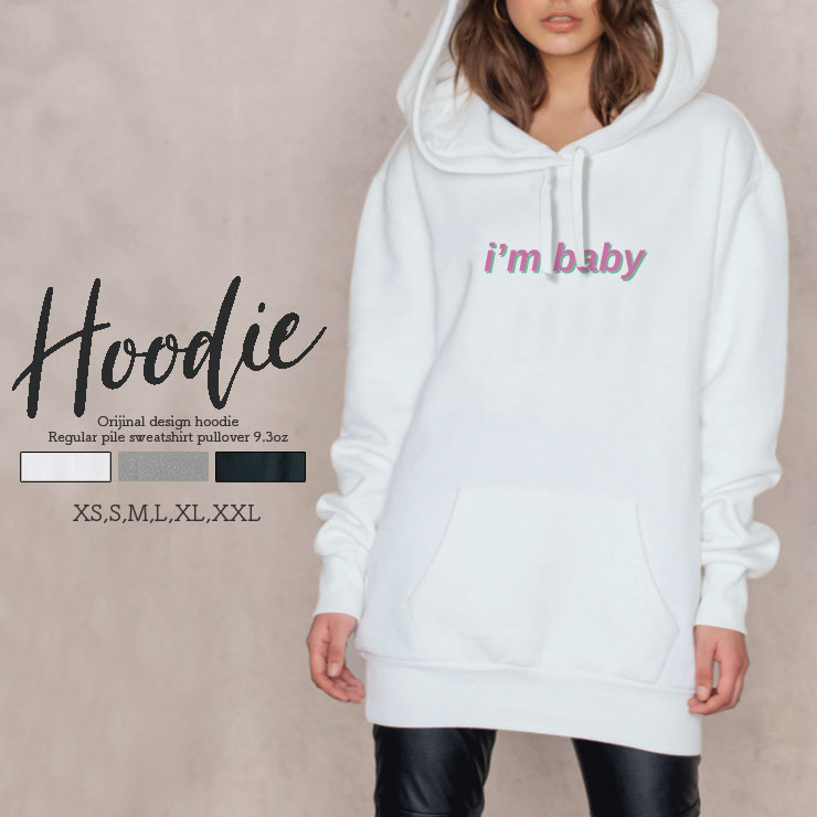 10%OFFp[J[ fB[X Y XEFbg p[J[ vI[o[ hoodie  t[ht yA Jbv S M L XL XXL   l킢 ؍ S I'm baby sN pXe