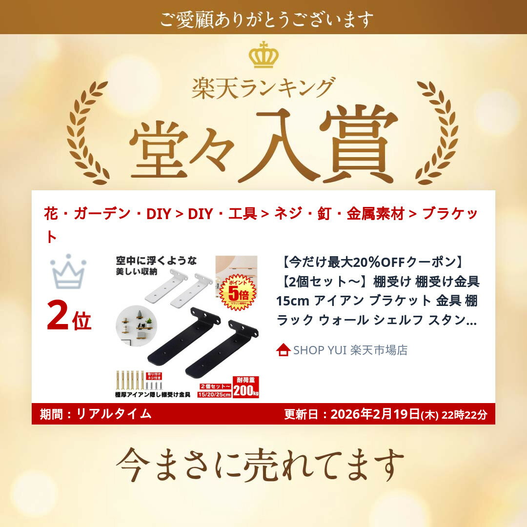 【2個セット〜】棚受け 棚受け金具 15cm アイアン ブラケット 金具 棚 ラック ウォール シェルフ スタンド ブラック 本棚 隠し棚受け アイアンブラケット 極厚 アングル おしゃれ アンティーク 重量用 棚板 見えない 柱 壁 壁掛け 壁面収納 CD ファイル 本 収納 整理 DIY