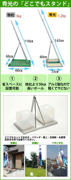 【鯉のぼり こいのぼり】【鯉のぼり ベランダ用】【こいのぼり ベランダ用】【マンション】スタンド付き【川尻金龍デザイン 昇龍】コンパクト ミニ新作 秀光 限定品 特選 目玉商品 お買得 人気 ランキング【C6501】