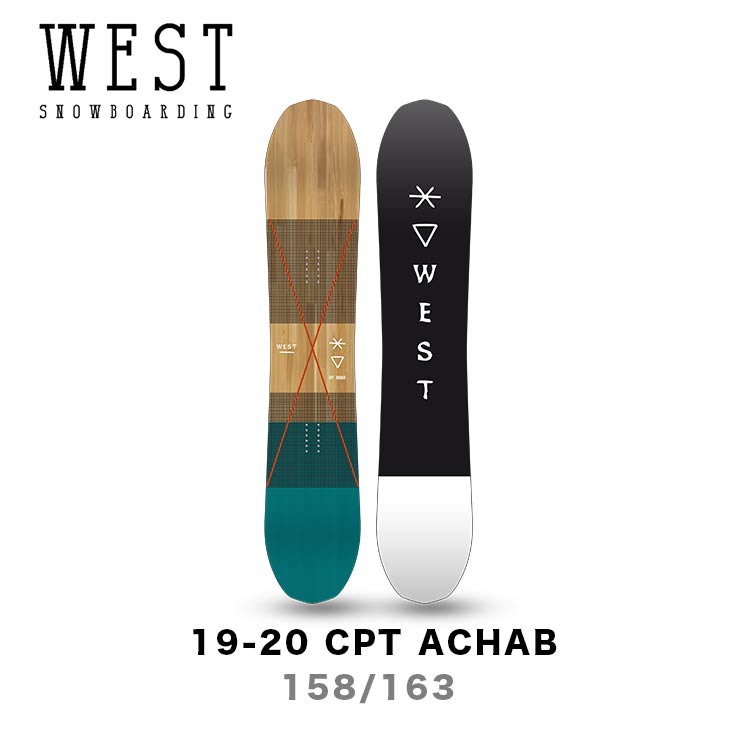 WEST ウエスト スノーボード 19-20 CPT ACHAB キャプテン アーカイブ 158 163 SNOWBOARD 【正規品 初期チューン無料】【5大特典付き】