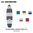 DESTINATION ディスティネーション US NATURAL SOCKS FISH 6'0